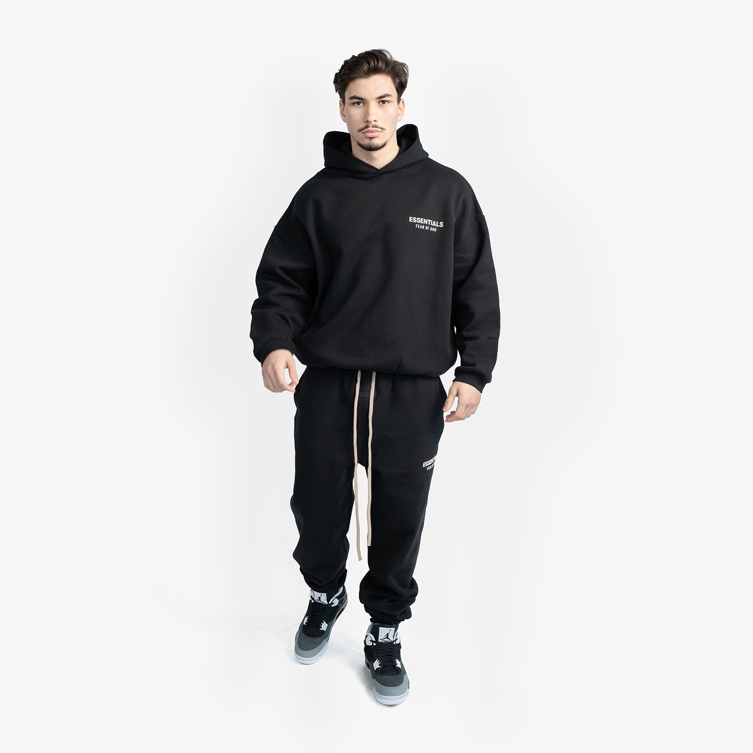 Set Hanorac & Pantaloni Essentials Fear Of God  "Black White"