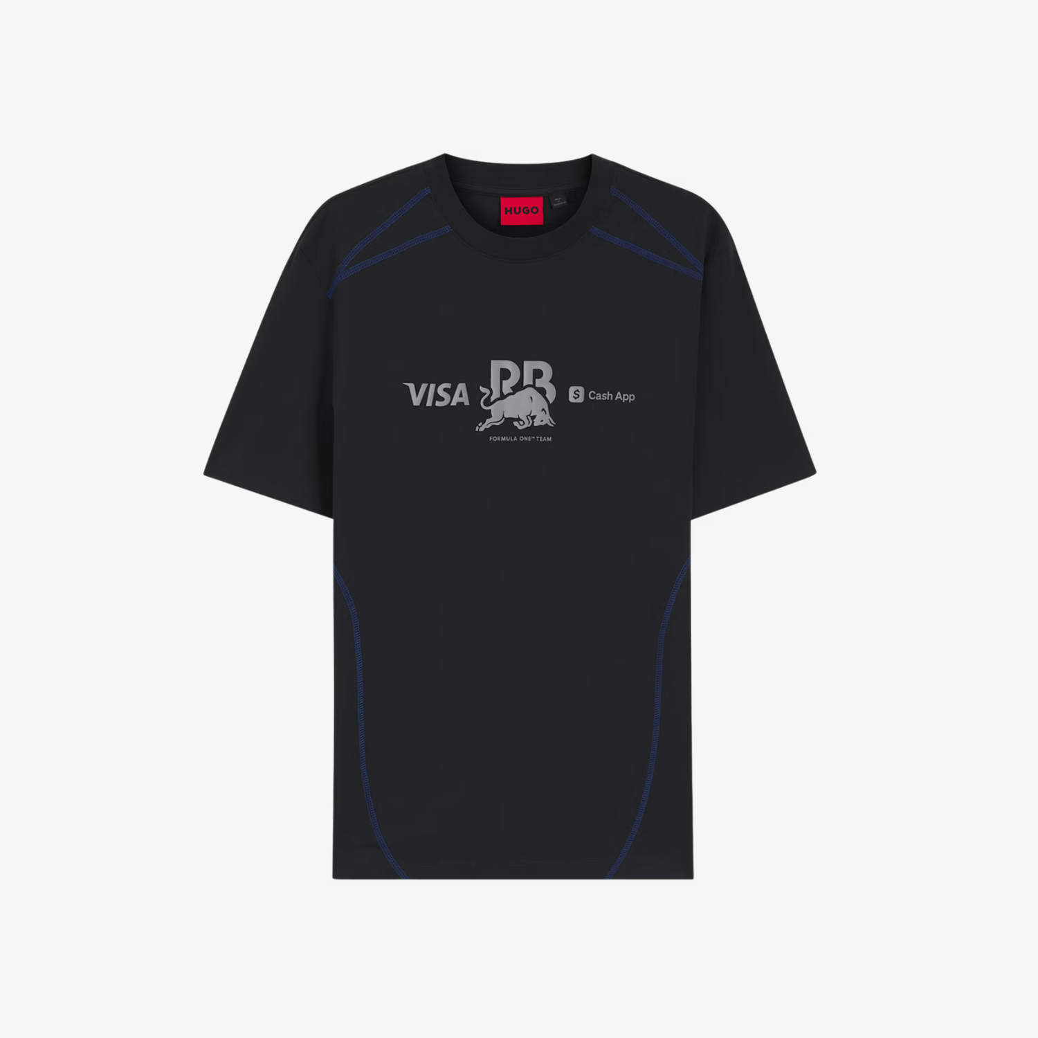 Tricou Hugo x Red Bull Racing Bulls x Visa Cash App "Black"
