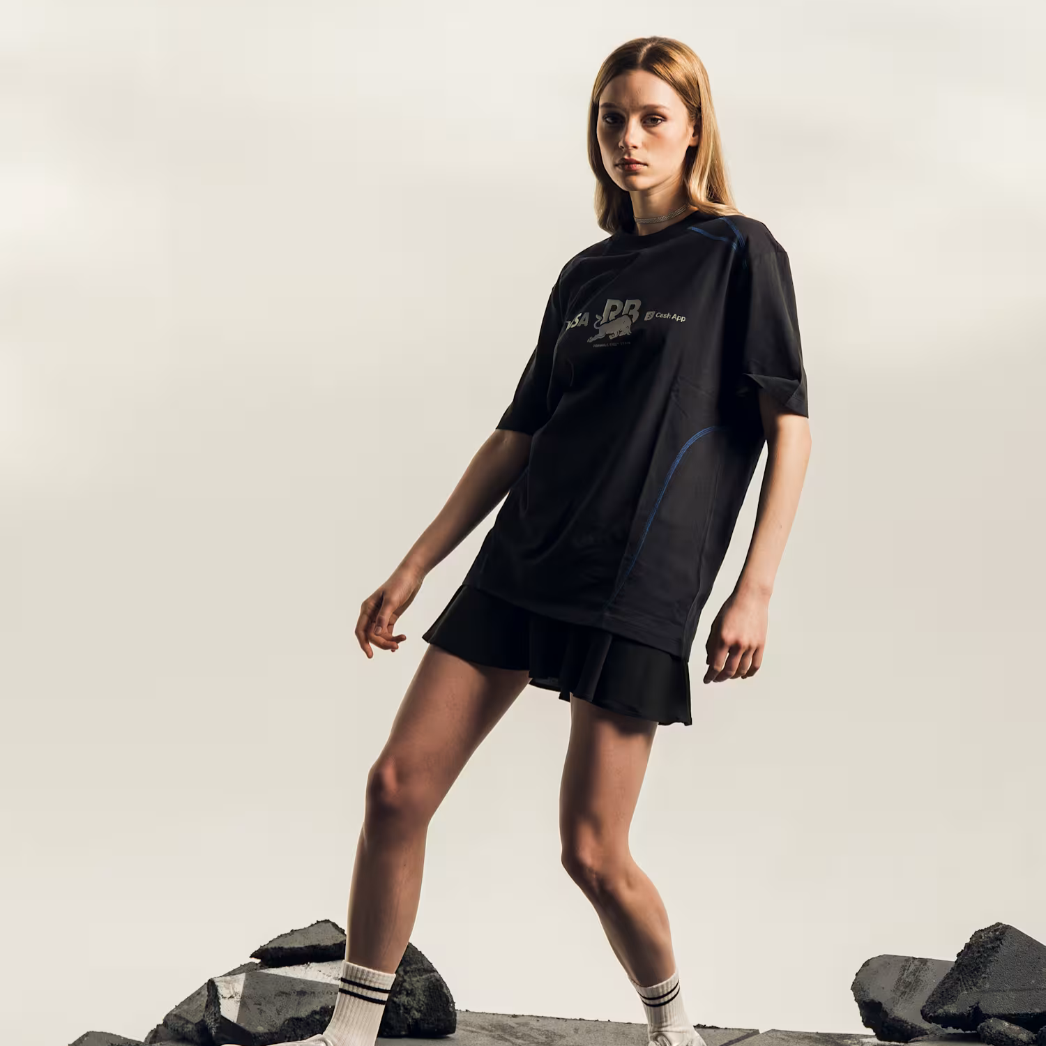 Tricou Hugo x Red Bull Racing Bulls x Visa Cash App "Black"