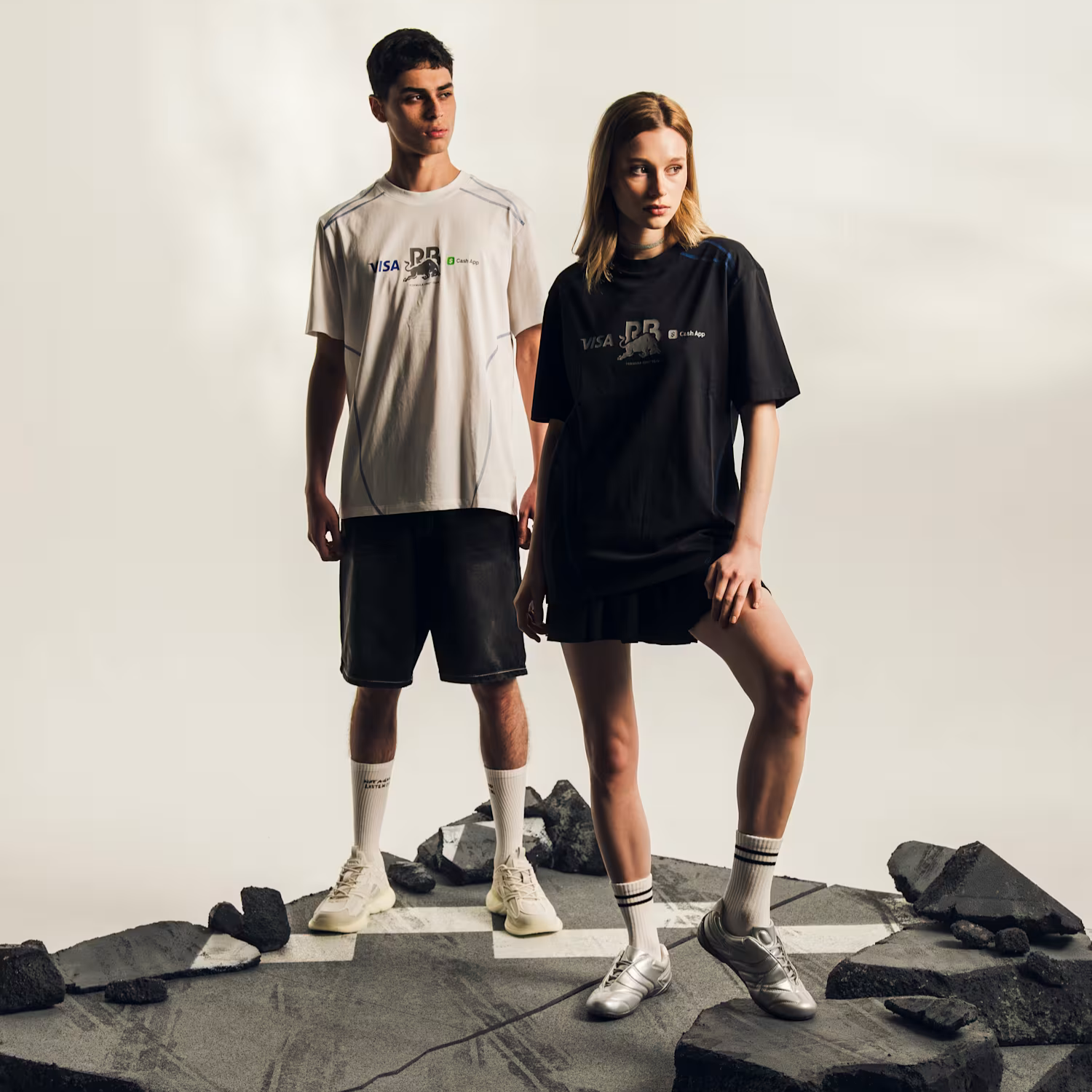 Tricou Hugo x Red Bull Racing Bulls x Visa Cash App "Black"