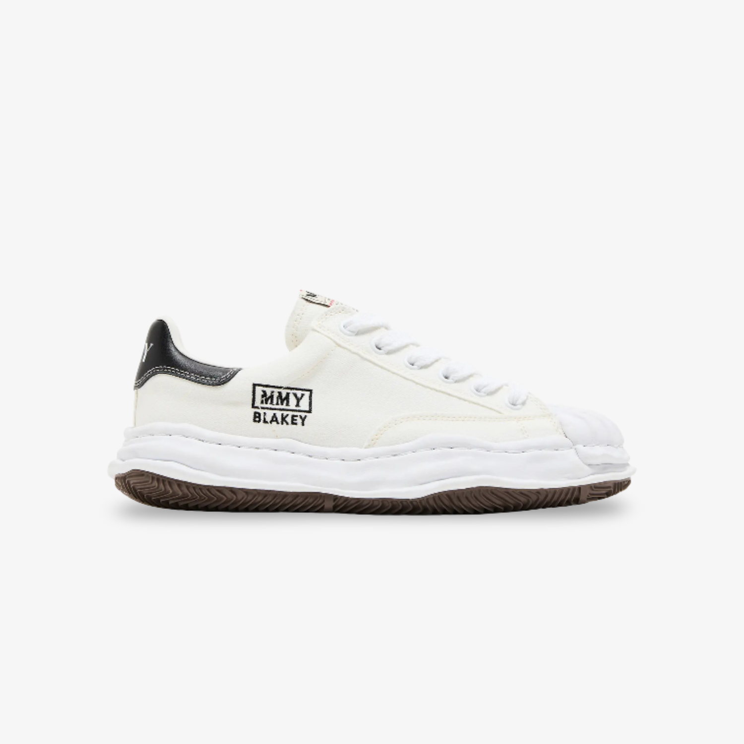 Maison Mihara Yasuhiro Canvas Low "Blakey White"