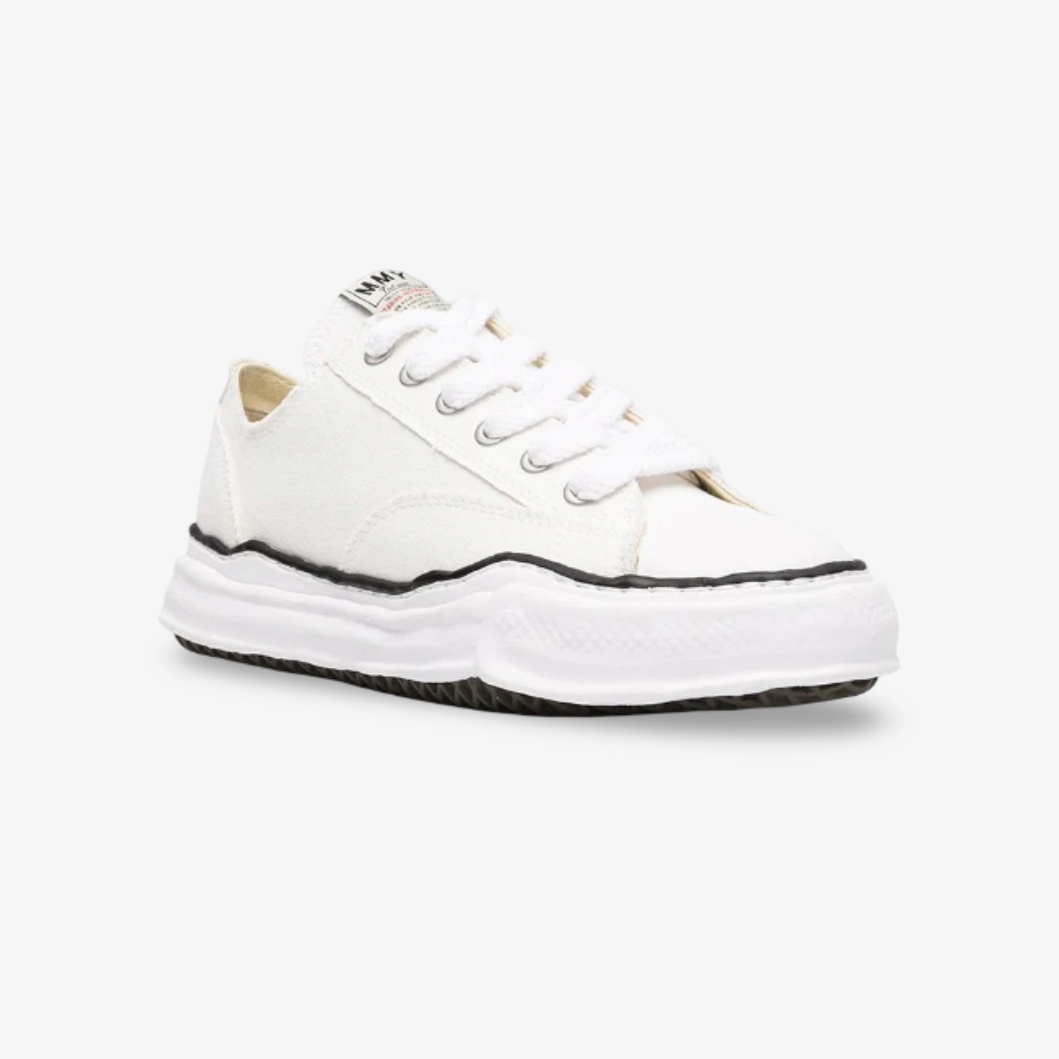 "Maison Mihara Yasuhiro Canvas Low "Peterson White"