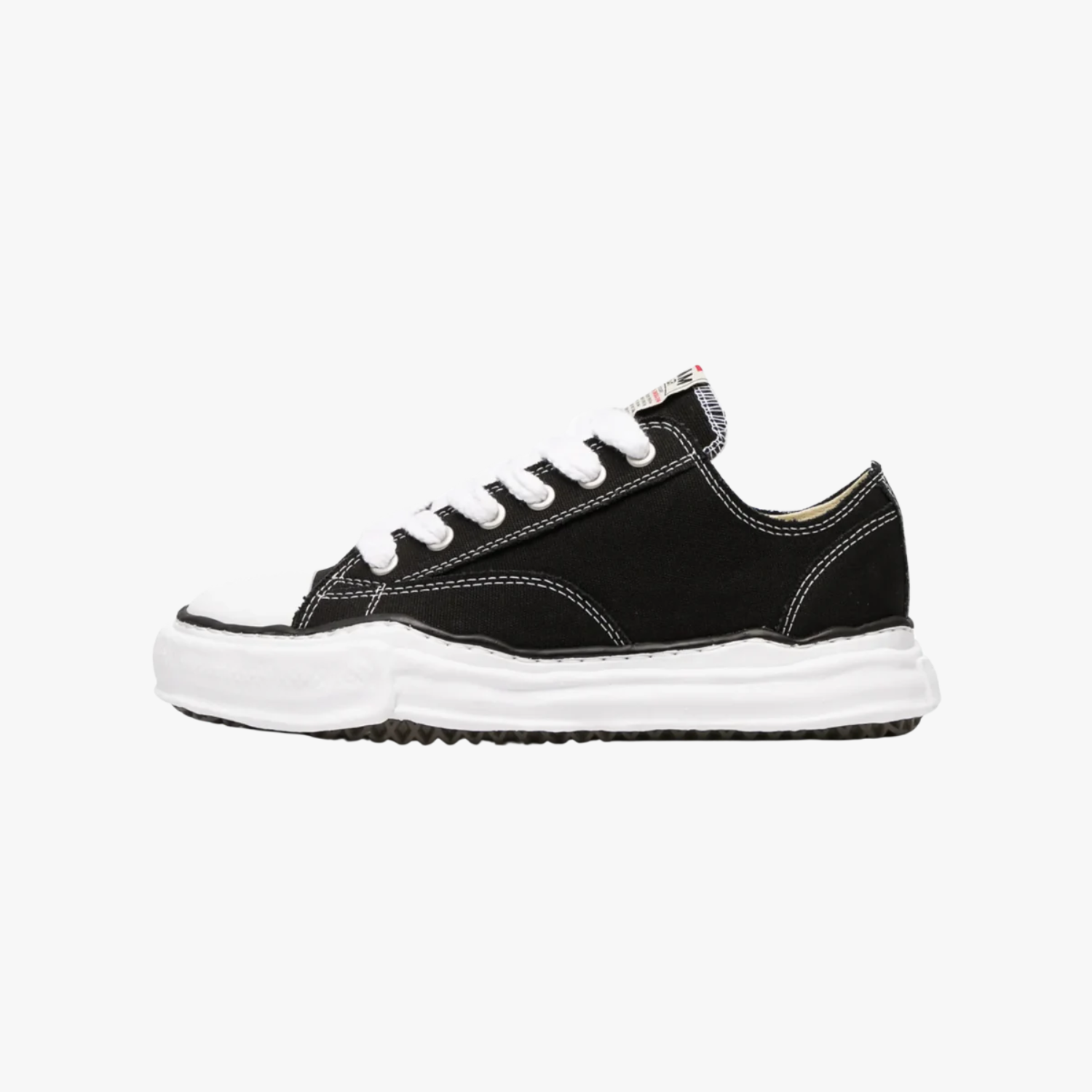 Maison Mihara Yasuhiro Canvas Low "Peterson Black'