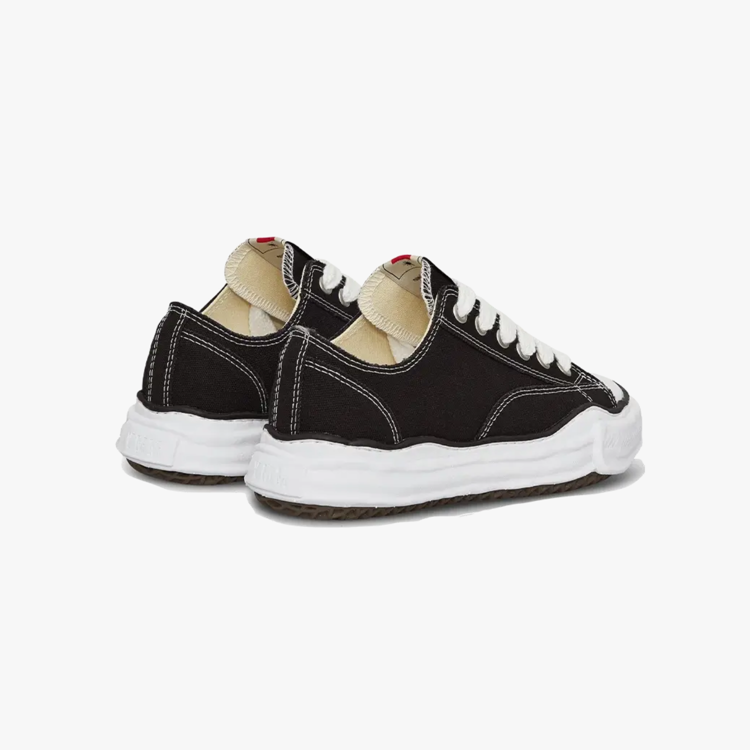 Maison Mihara Yasuhiro Canvas Low "Peterson Black'