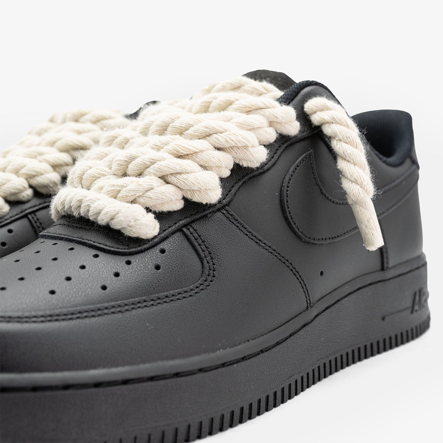 Nike Air Force 1 Black “Cream Rope”