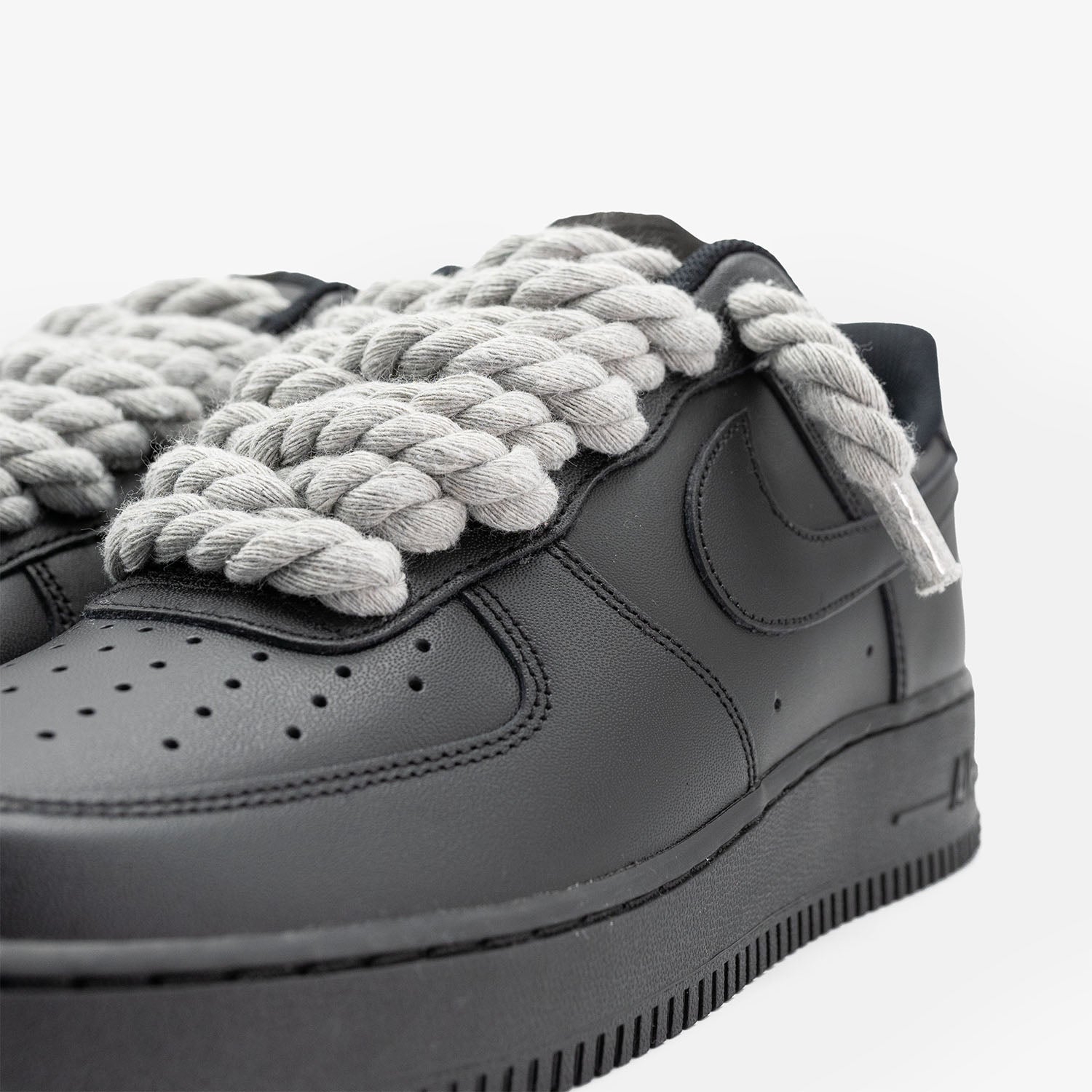 Nike Air Force 1 Black “Grey Rope”