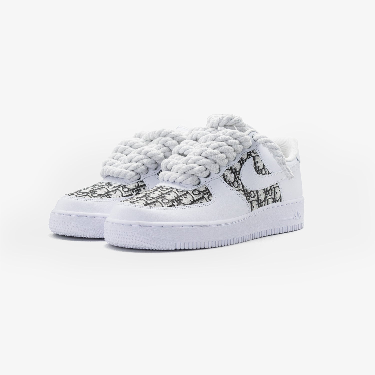 Nike Air Force 1 White “Dior Custom White Rope”