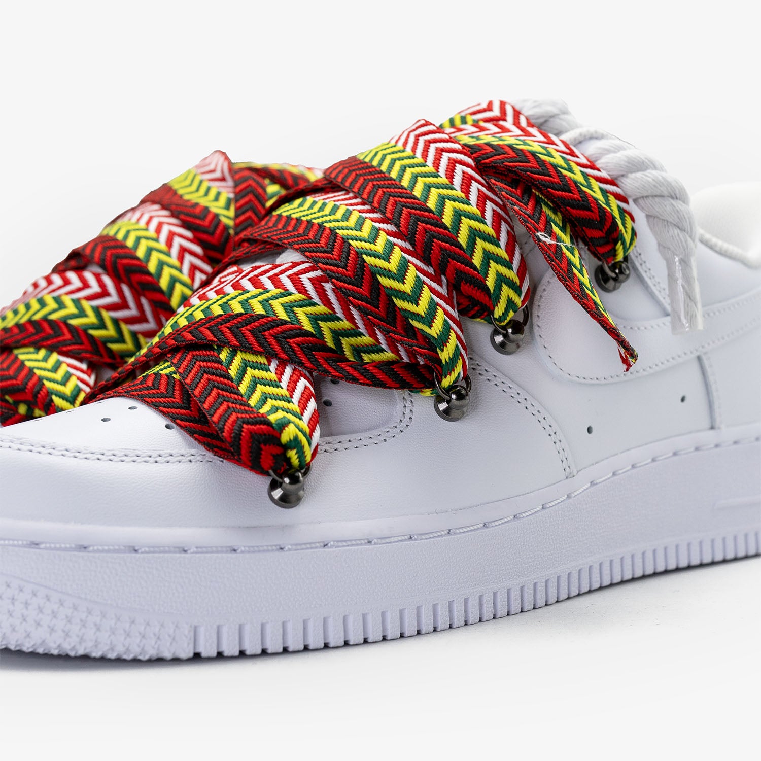 Nike Air Force 1 White “Lanvin Multi Red Rope”