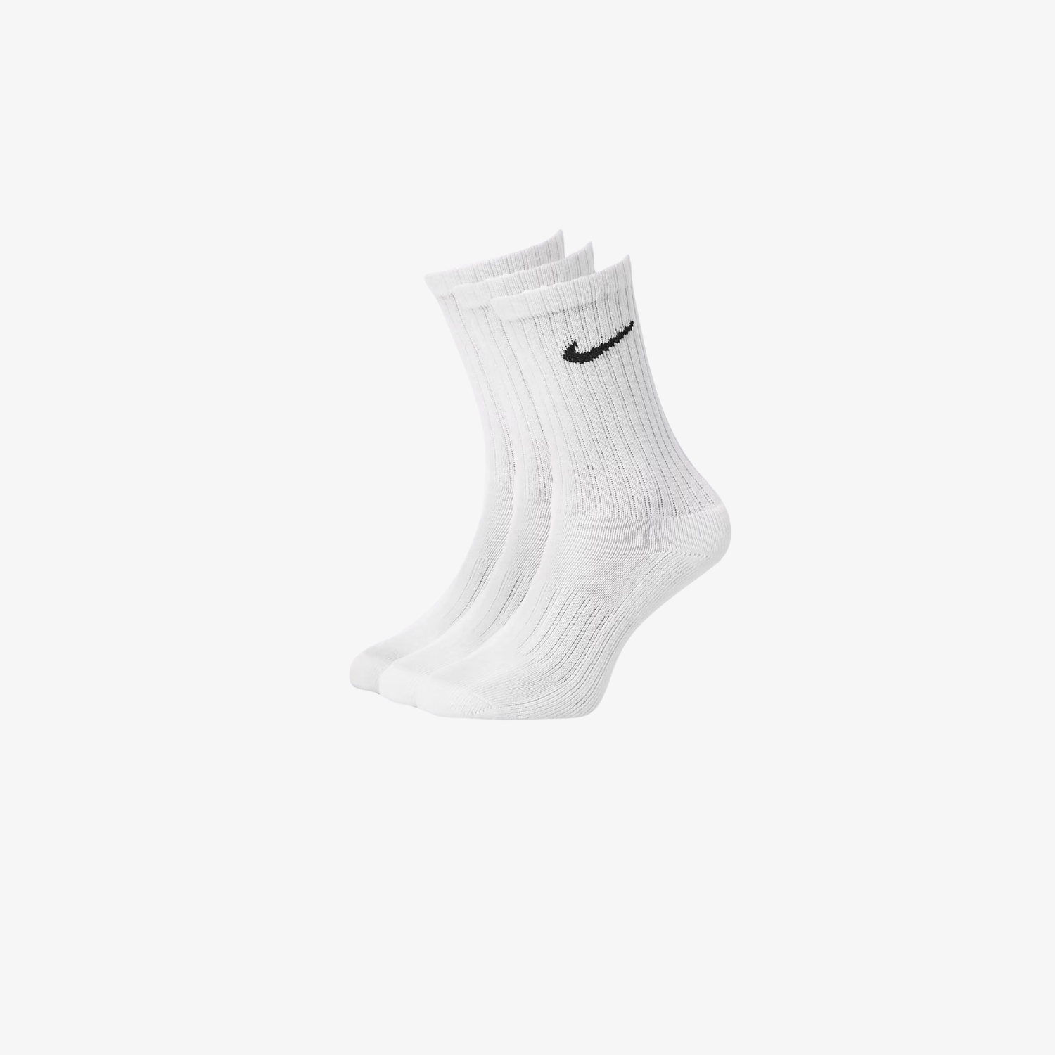 Pachet Sosete Nike Bumbac  "White Crew"