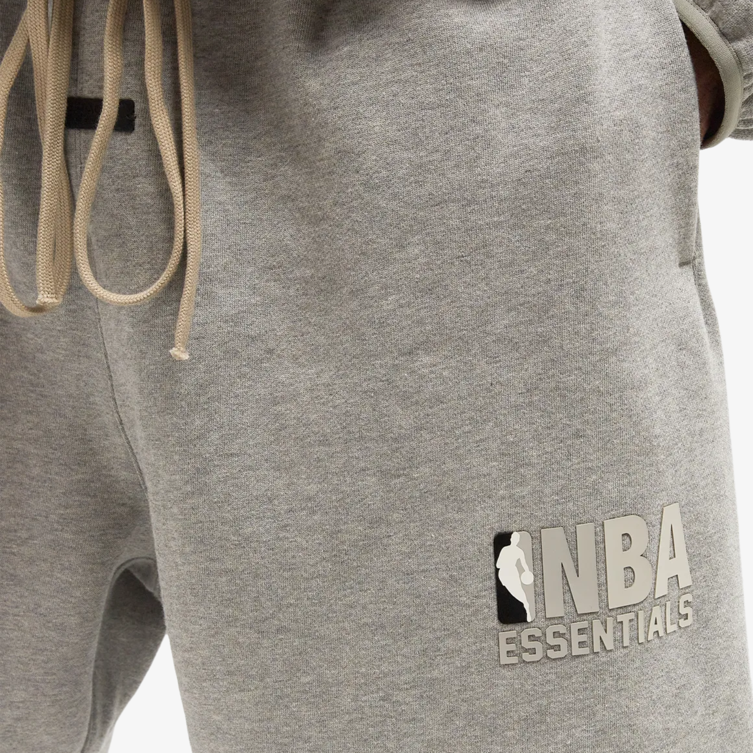 Pantaloni Scurti Essentials Fear of God x NBA "Light Heather"