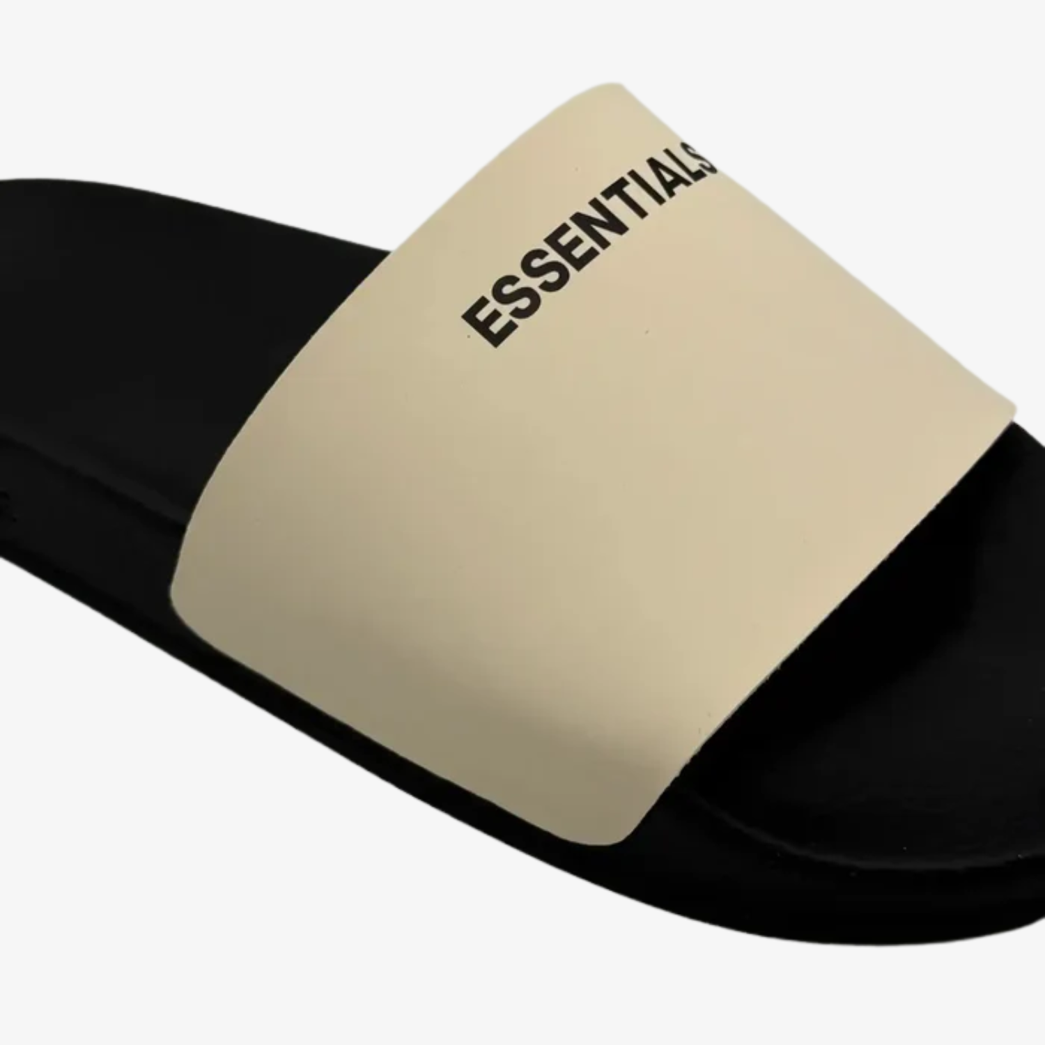 Slippers Essentials Fear Of God "Black Cream"