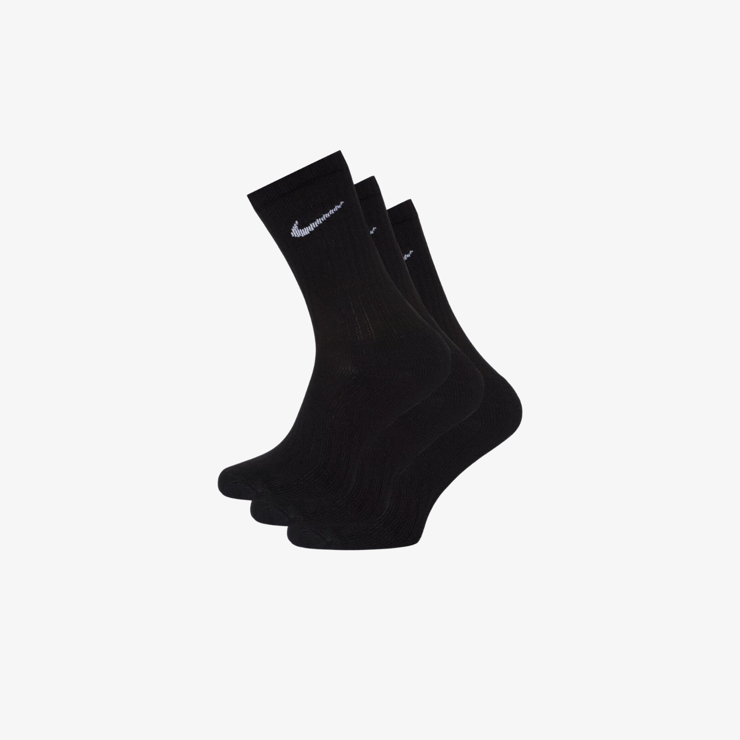 Sosete de bumbac Nike "Black" - Pachet de 3