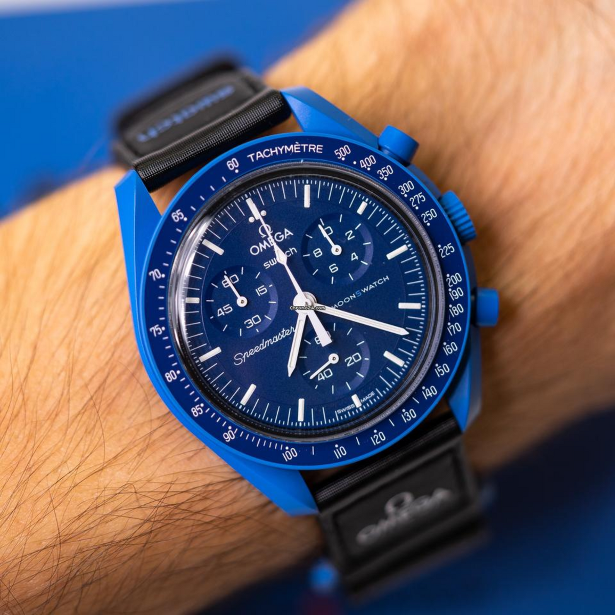 Swatch x Omega Bioceramic Moonswatch Mission to Neptune | Unfazed
