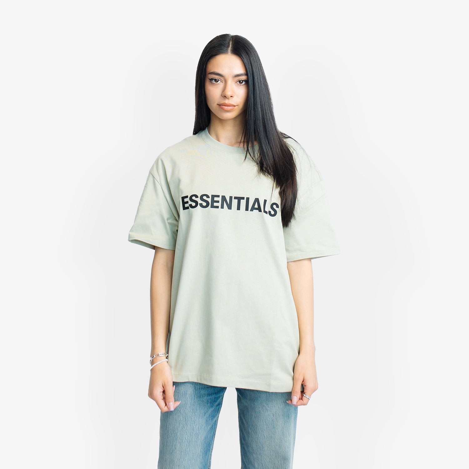 Tricou Essentials Fear of God Applique "Avocado"