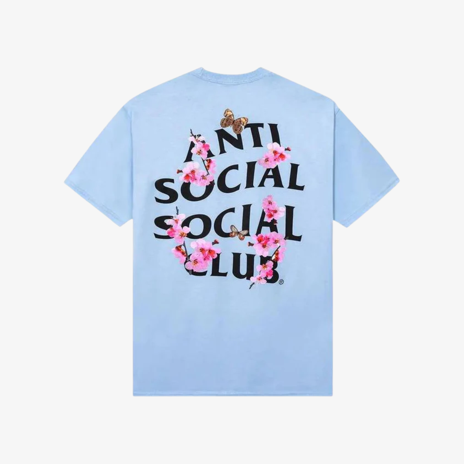 Tricou Anti Social Social Club "Blue Flowers"