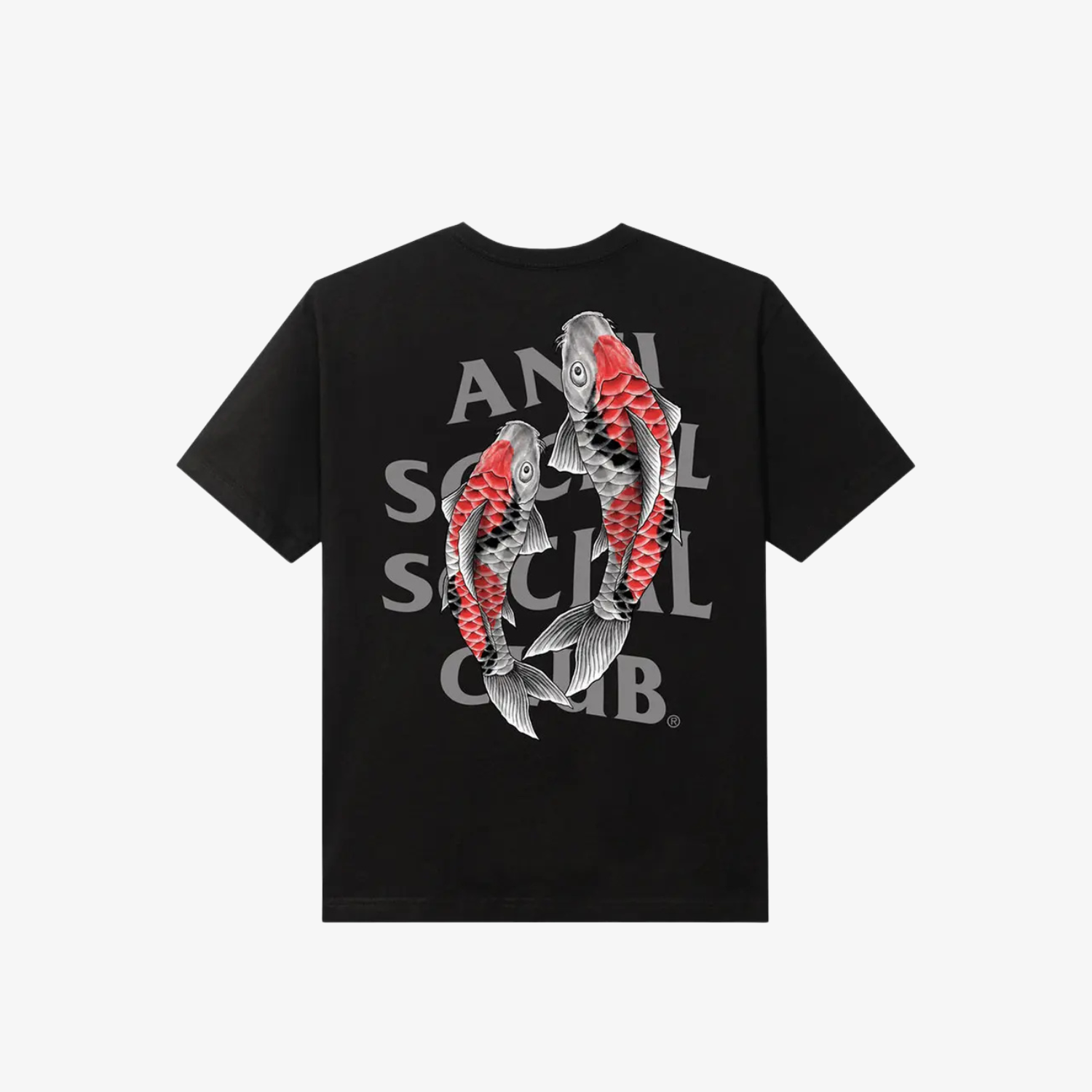 Tricou Anti Social Social Club "Koi Garden Reflective Black"