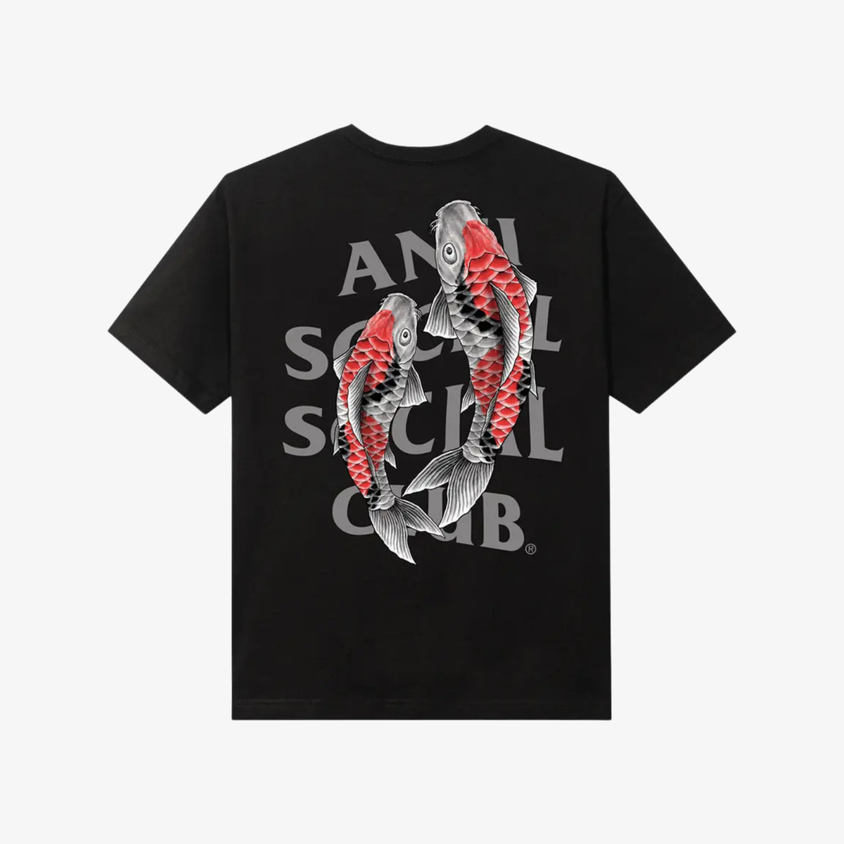 Tricou Anti Social Social Club "Koi Garden Reflective Black"