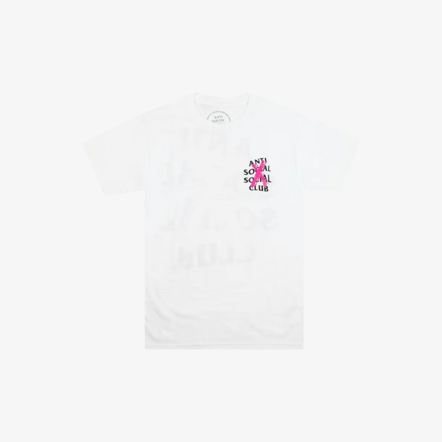 Tricou Anti Social Social Club "X White Pink"
