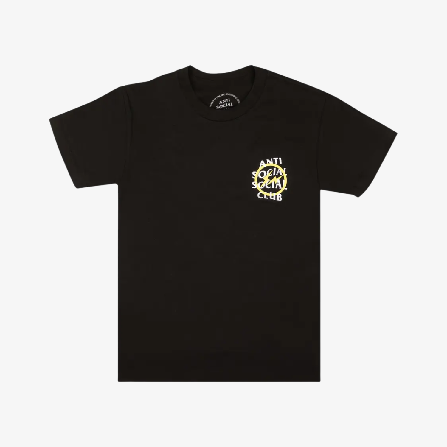 Tricou Anti Social Social Club X Fragment "Yellow Bolt"