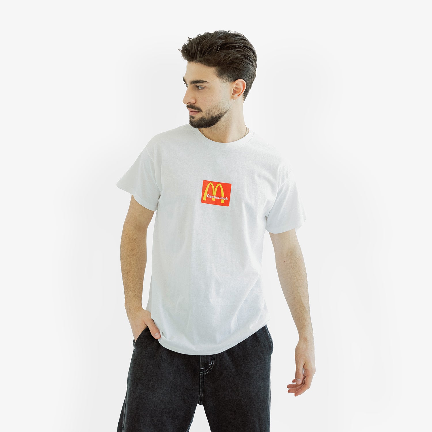 Tricou Cactus Jack x McDonalds "White"