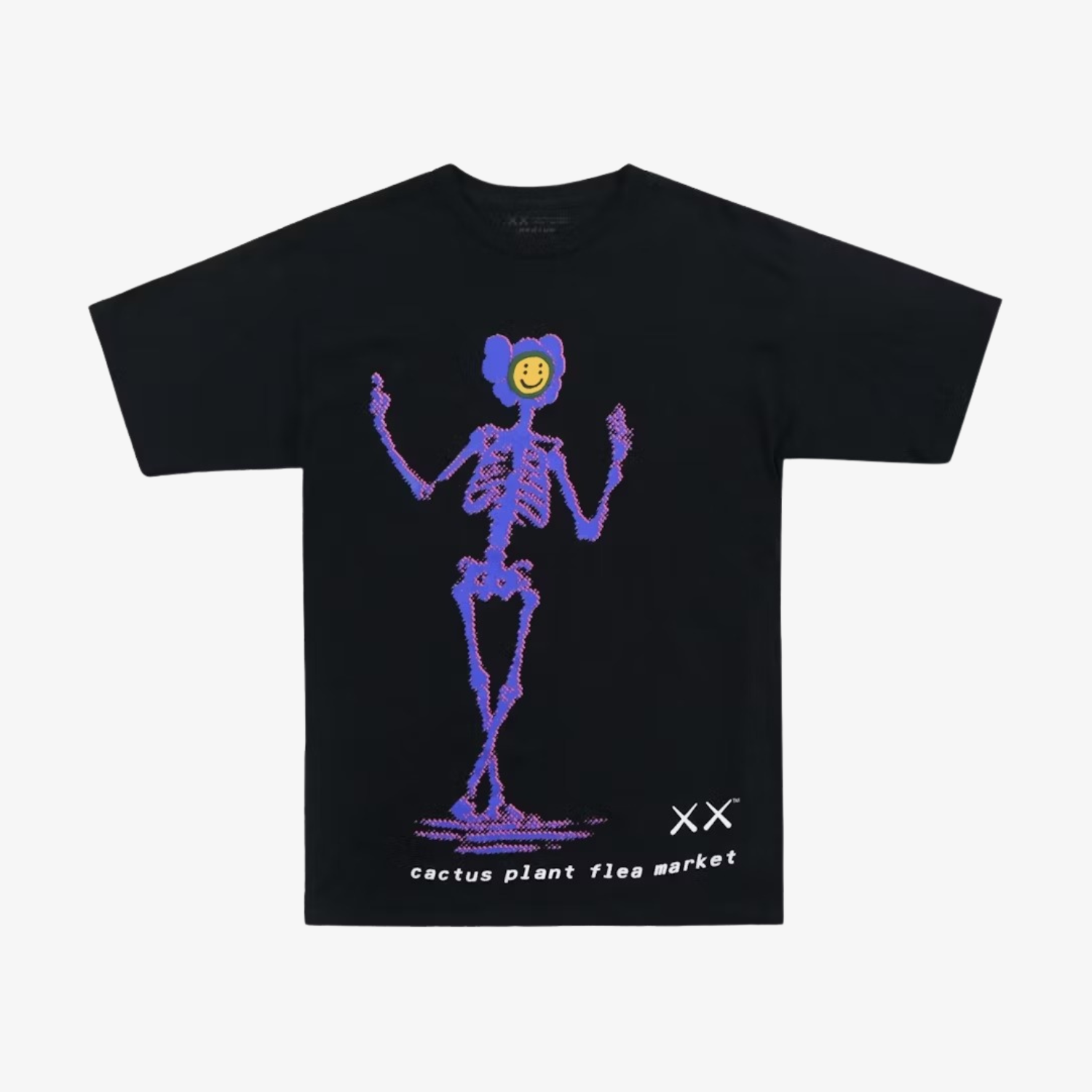 Tricou KAWS x CPFM "Skeleton Black"