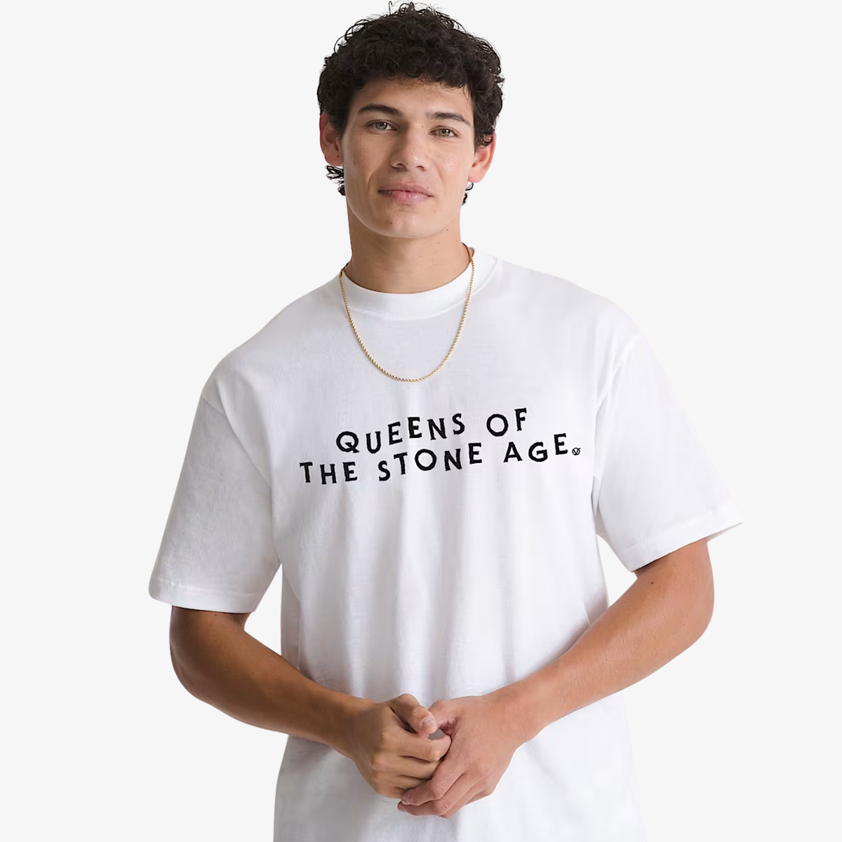 Tricou Queens of the Stone Age x Vans "White"