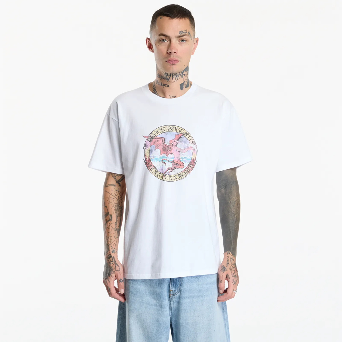 Tricou Vans "Black Sabbath Obi White"