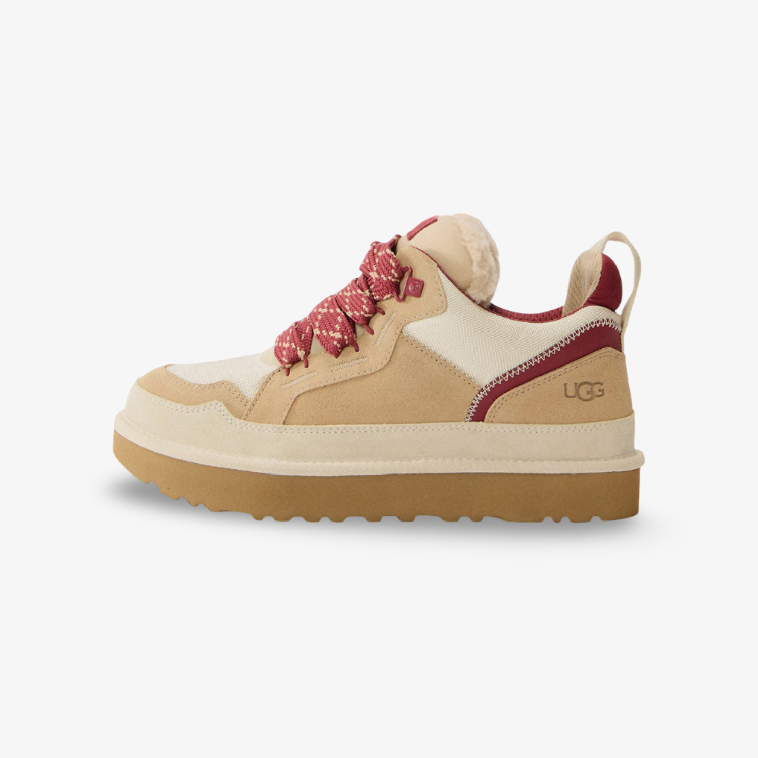 UGG Lowmel "Driftwood Biking Red"