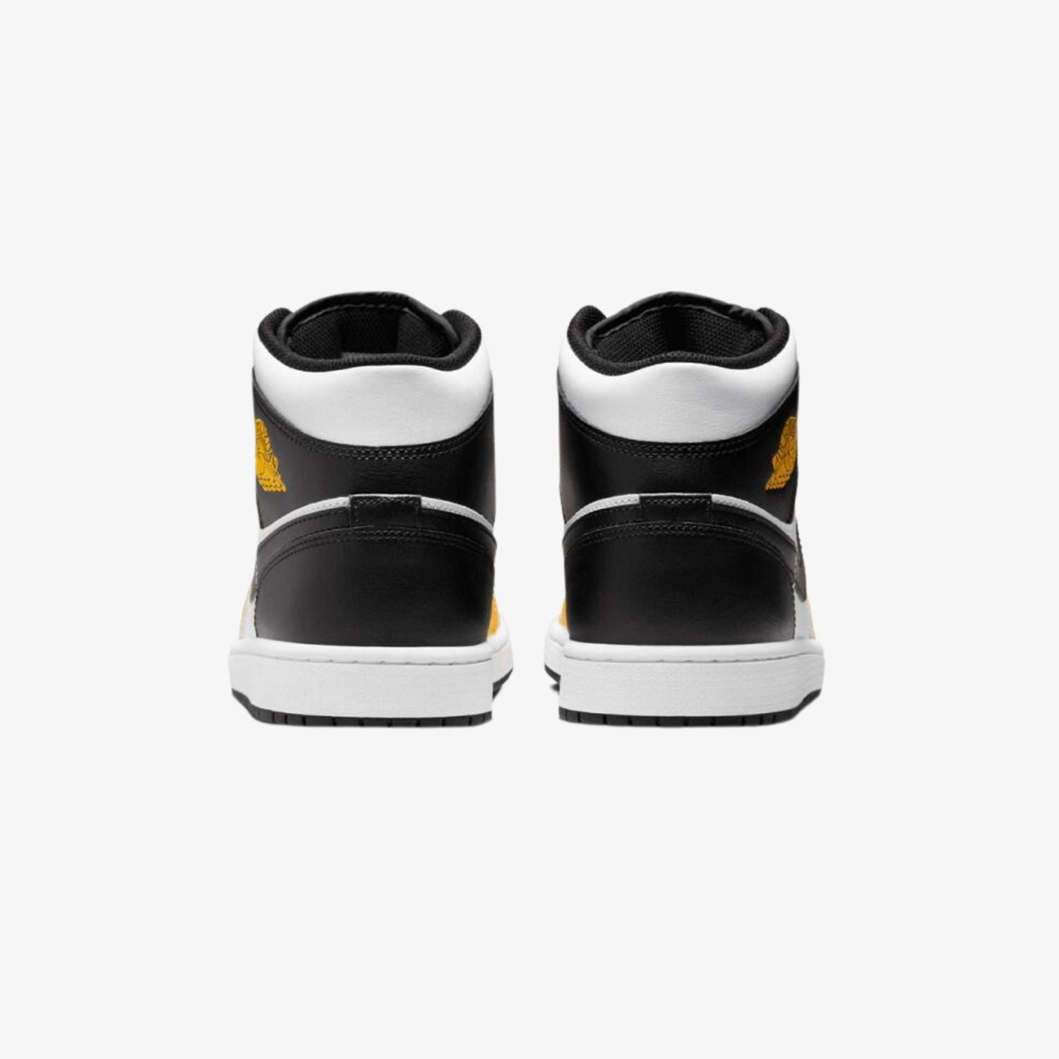 Fashion air jordan 1s yellow and black