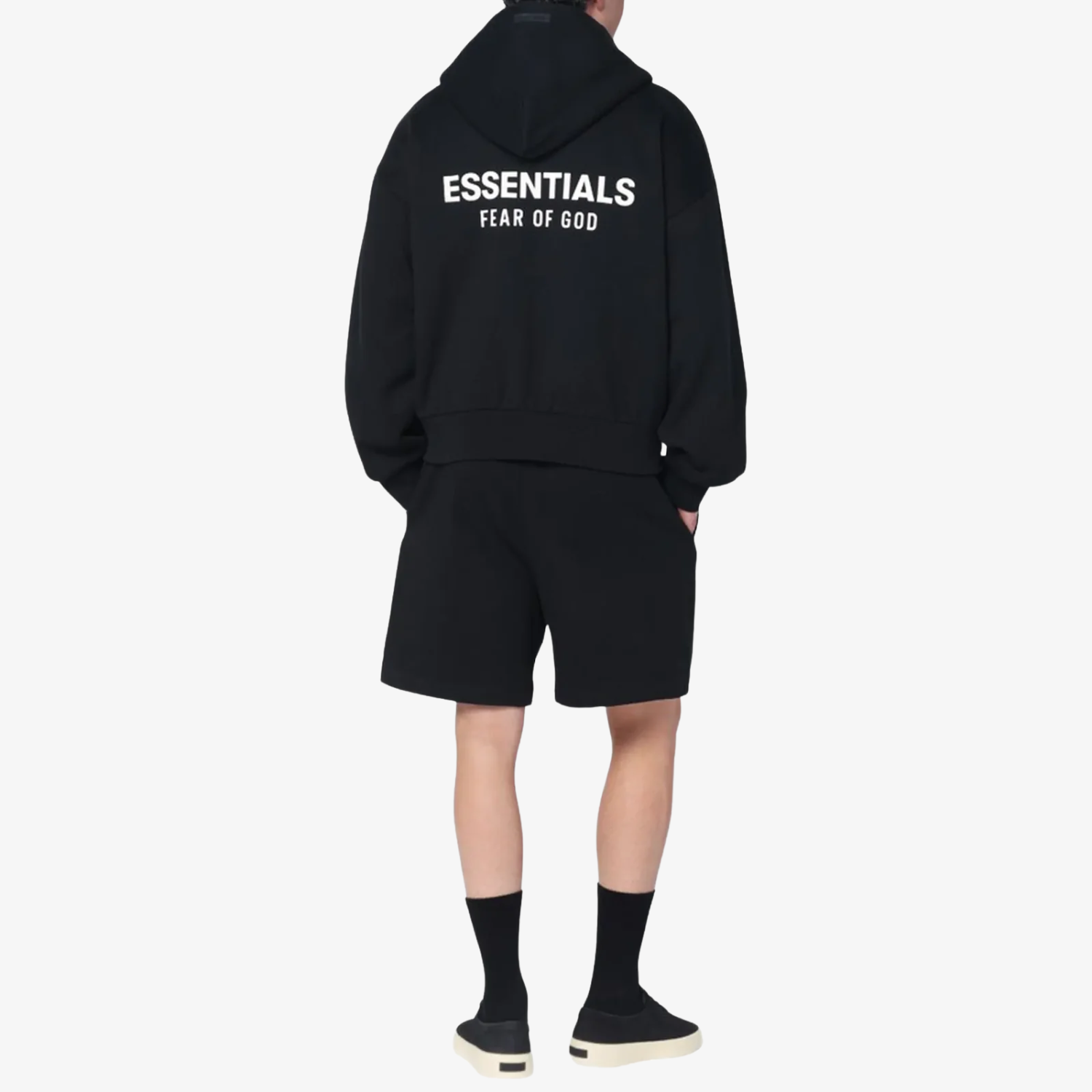 Hanorac Essentials Fear Of God Zip Up "Jet Black"