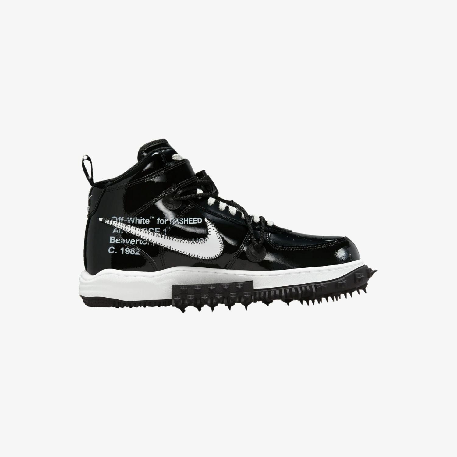 Off-White x Nike Air Force 1 Mid "Space Black"