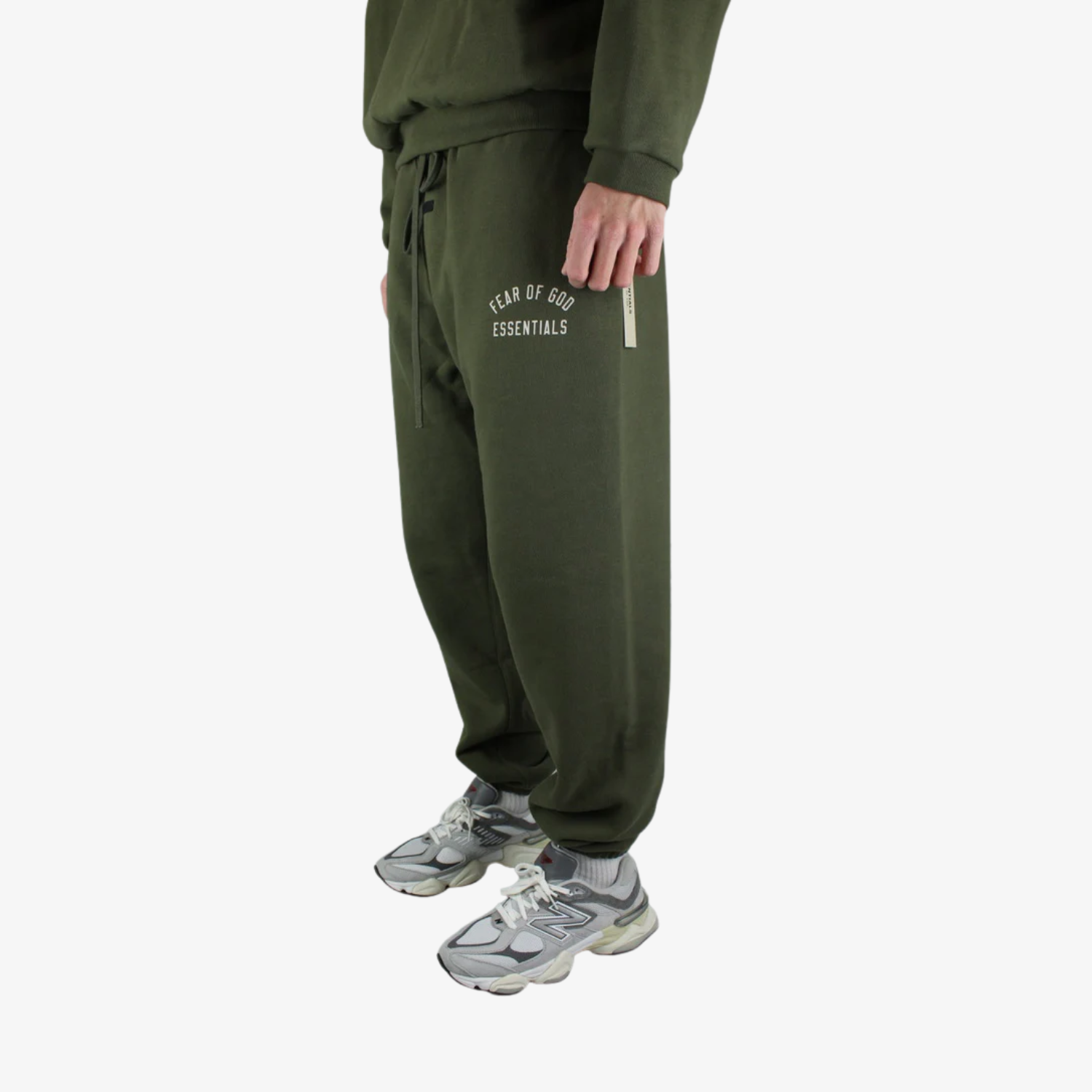 Pantaloni Lungi Essentials Fear Of God "Military"