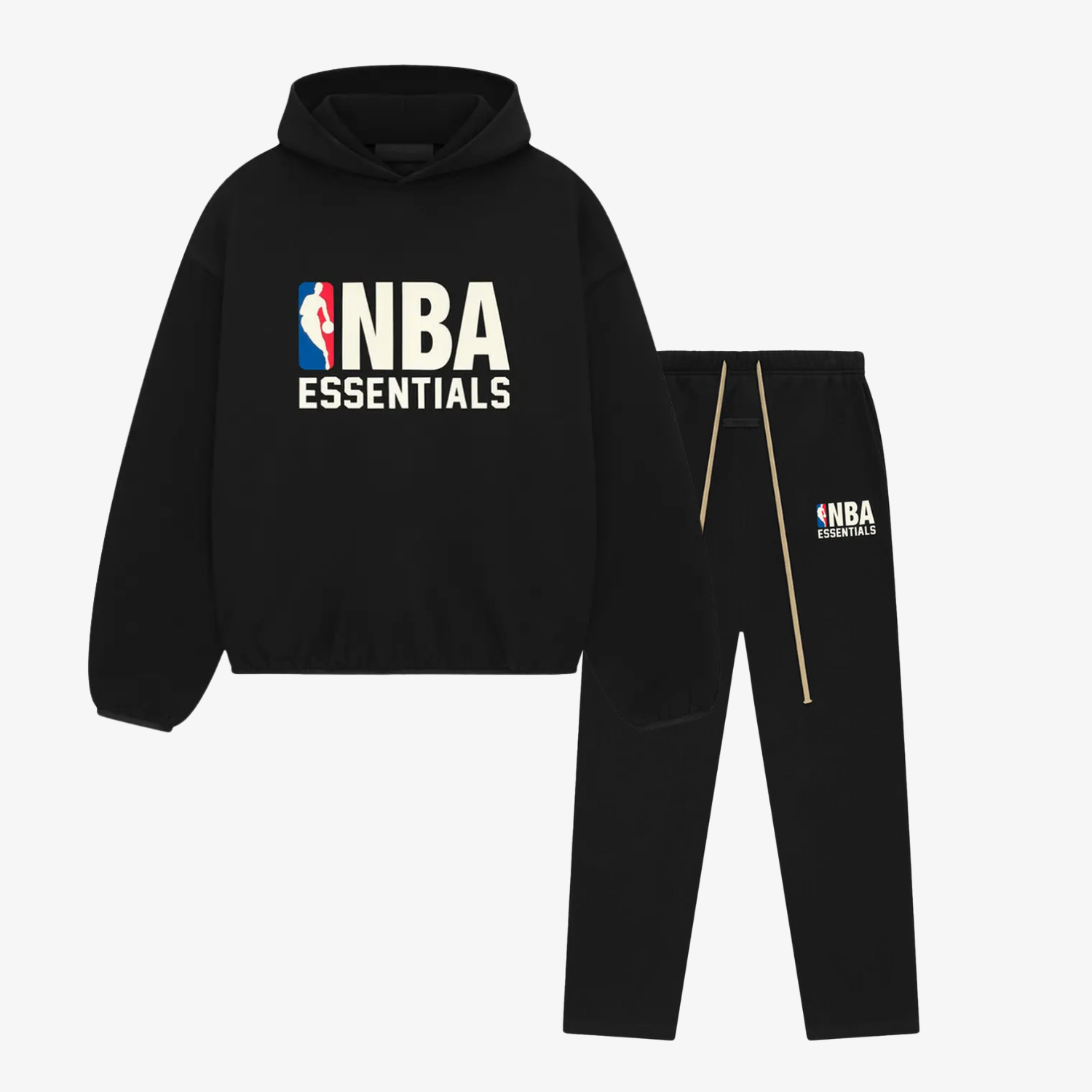Set Hanorac & Pantaloni NBA x Essentials "Black Red FW24"