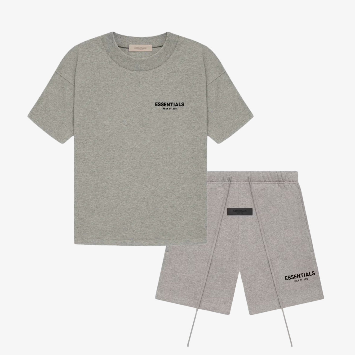 Set Tricou & Pantaloni Scurti Essentials Fear of God "Dark Oatmeal"