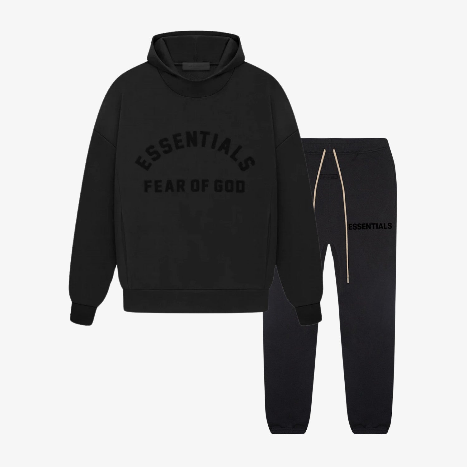 Set Hanorac & Pantaloni Essentials Fear Of God "Jet Black"