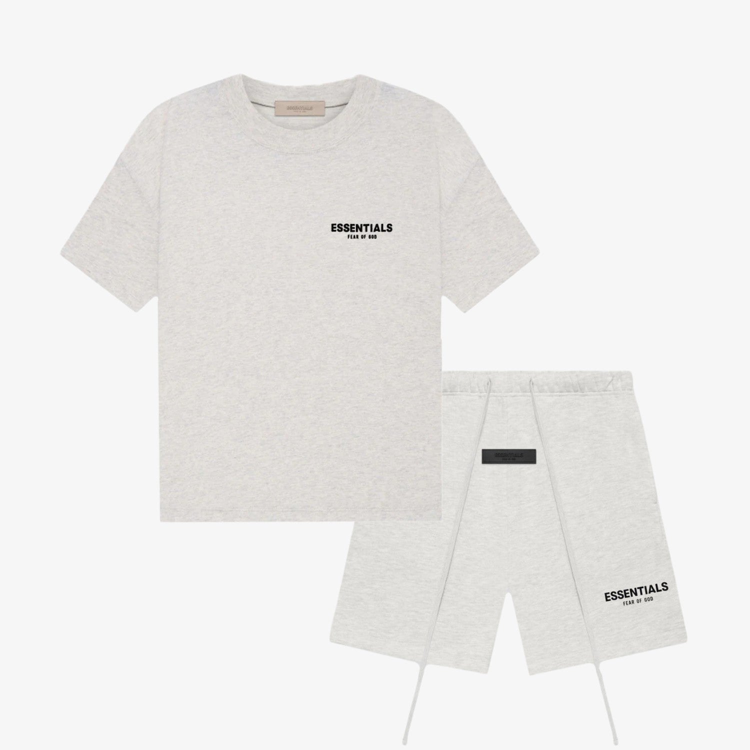 Set Tricou & Pantaloni Scurti Essentials Fear of God "Light Oatmeal"