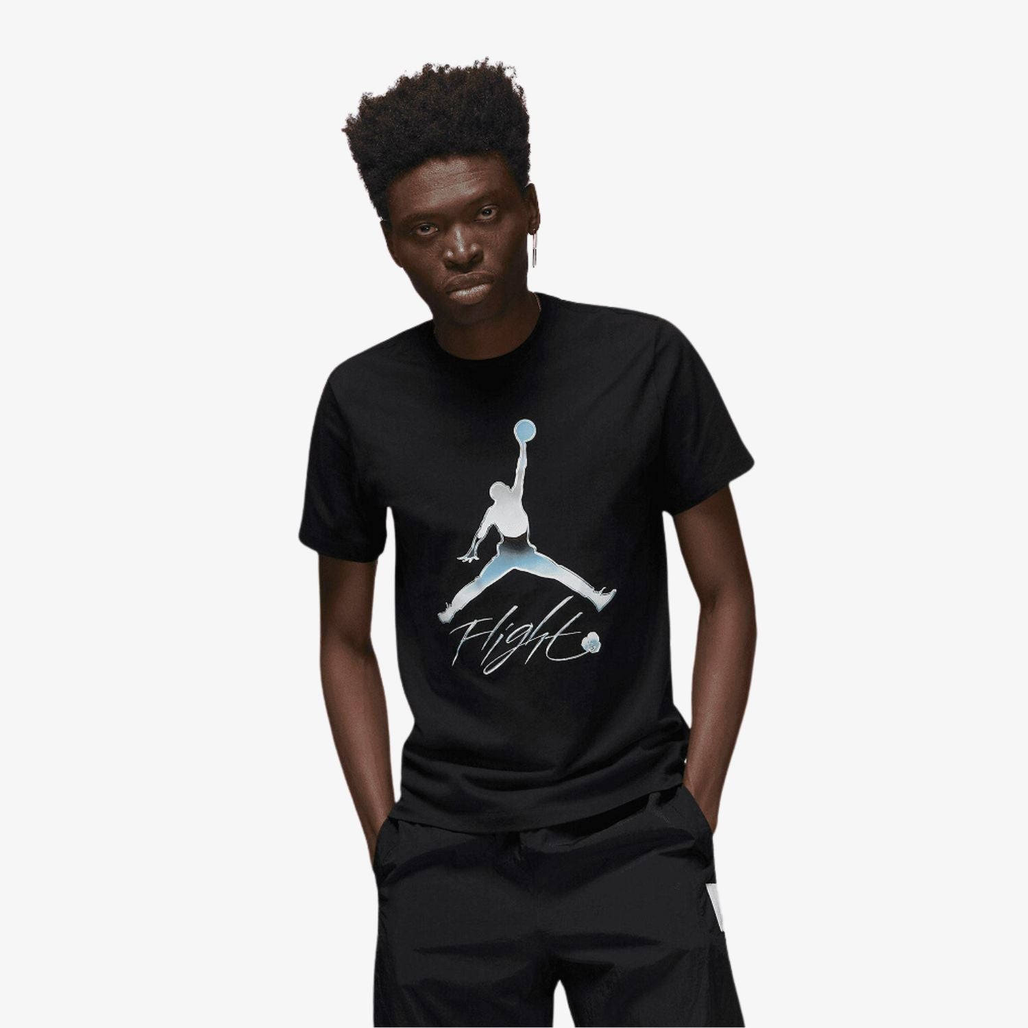 Tricou Air Jordan "Metalic Black"