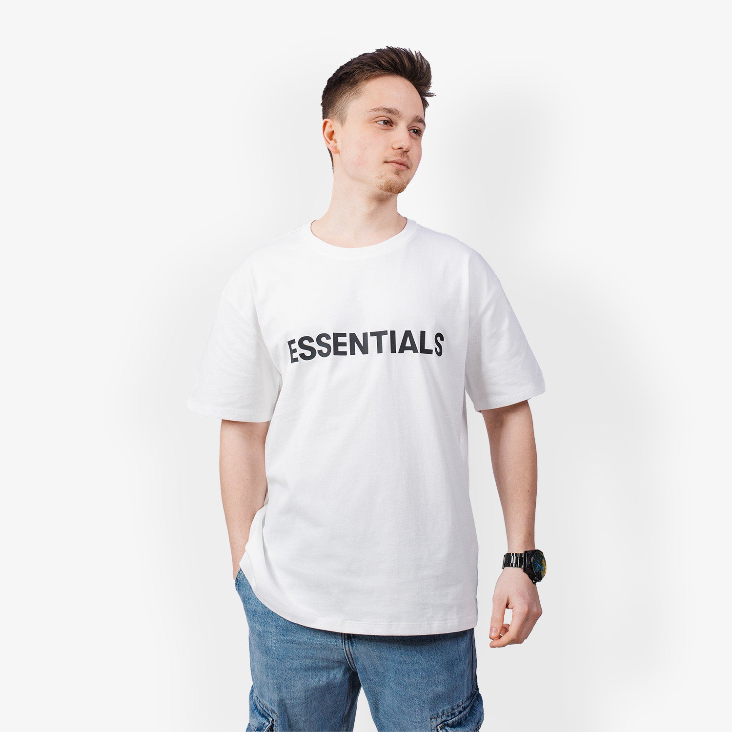 tricou-essentials-applique-white